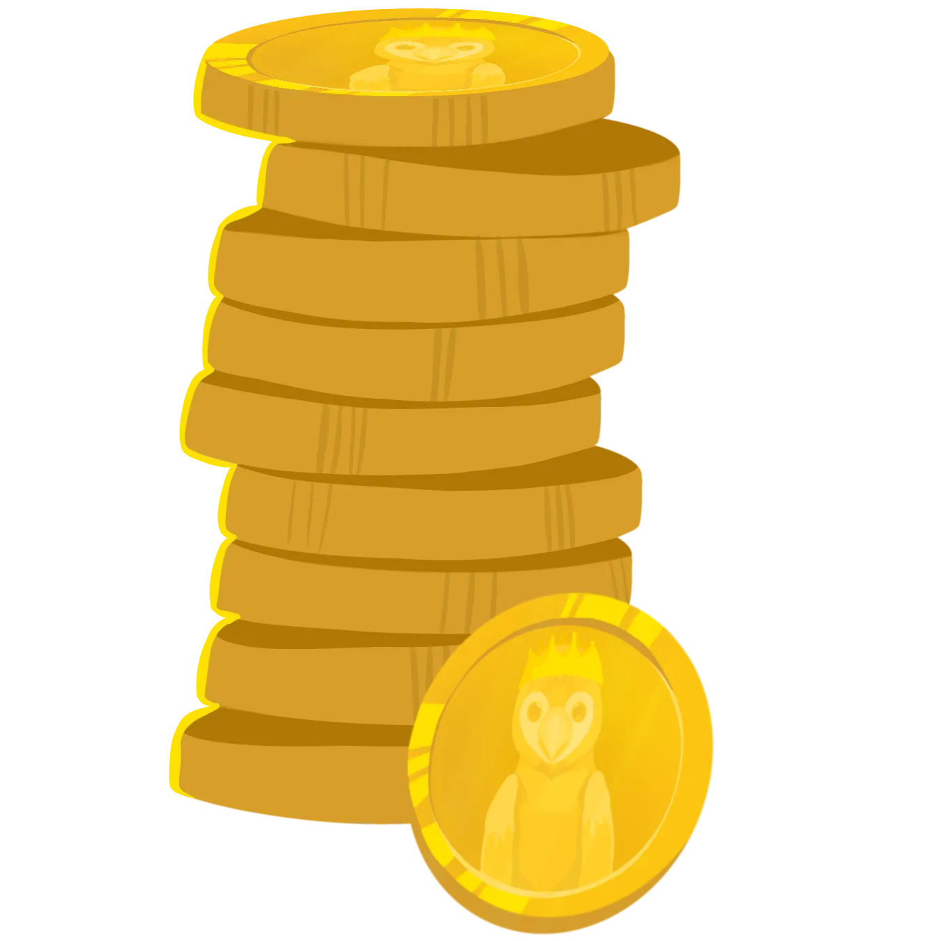 10 coins